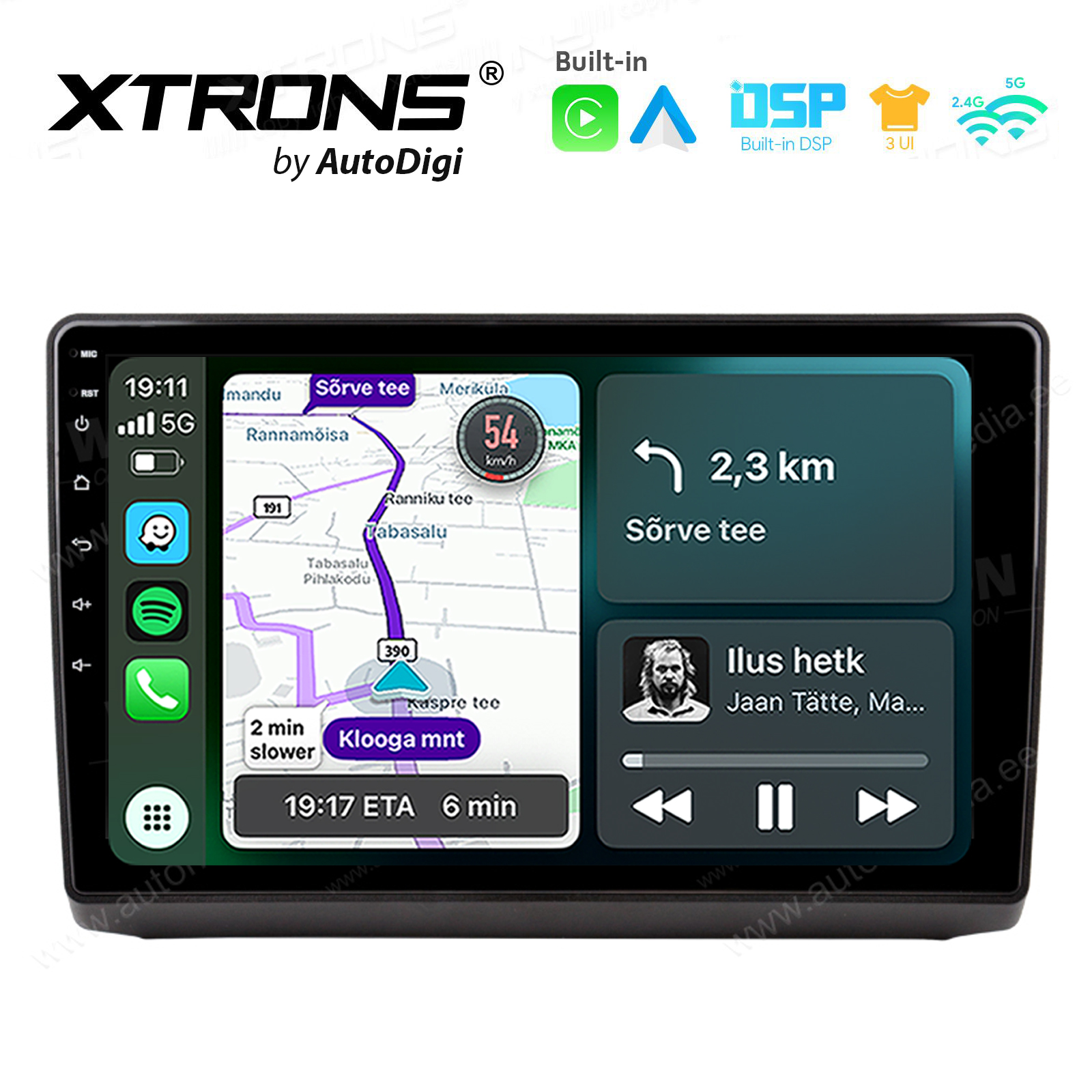 XTRONS XTR9995 Mudelikohane android multimeediakeskus gps naviraadio